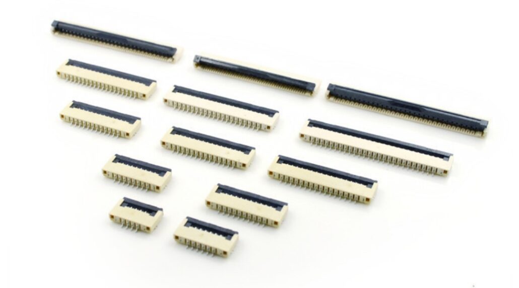 0.5,1.27,2.55 flip cover FFC connector